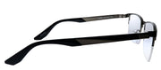 BMW BW 5001-H 08A Rectangle Plastic Gunmetal Eyeglasses with Demo Lens