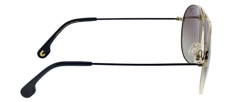 Carrera CA Bound 2M2 HA Aviator Metal Gold Sunglasses with Brown Gradient Lens