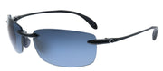 Costa Del Mar BALLAST 9071 907102 Rectangle Plastic Black Sunglasses with Grey Polarized Lens