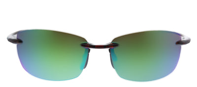 Costa Del Mar BALLAST 9071 907103 Rectangle Plastic Tortoise Sunglasses with Green Mirror Lens