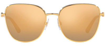 Dolce & Gabbana DG 2293 02/7P Butterfly Metal Gold Sunglasses with Gold Mirror Lens