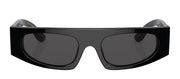 Dolce & Gabbana DG 4411 501/87 Rectangle Plastic Black Sunglasses with Grey Lens