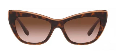 Dolce & Gabbana DG 4417 325613 Cat-Eye Plastic Havana Sunglasses with Brown Gradient Lens