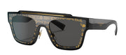 Dolce & Gabbana DG 6125 327787 Square Plastic Black Sunglasses with Grey Lens