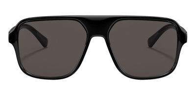 Dolce & Gabbana DG 6134 325787 Square Plastic Black Sunglasses with Grey Lens