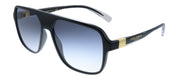 Dolce & Gabbana DG 6134 675/79 Square Plastic Black Sunglasses with Grey Gradient Lens