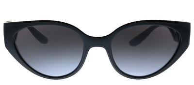 Dolce & Gabbana DG 6146 501/8G Cat-Eye Plastic Black Sunglasses with Grey Gradient Lens