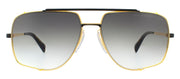 Dita MIDNIGHT SPECIAL DT DRX-2010-M-BLK-GLD-60-Z Aviator Metal Gold Sunglasses with Grey Gradient Lens