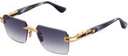 Dita META-EVO ONE DT DTS147 A-01 Rimless Metal Gold Sunglasses with Grey Gradient Lens
