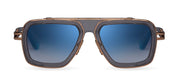 Dita LXN-EVO DT DTS403-A-02 Navigator Metal Grey Sunglasses with Blue Mirror Lens