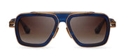 Dita LXN-EVO DT DTS403-A-03 Navigator Metal Blue Sunglasses with Brown Gradient Lens
