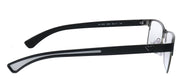 Emporio Armani EA 1052 3094 Rectangle Metal Black Eyeglasses with Demo Lens