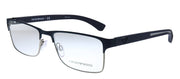 Emporio Armani EA 1052 3155 Rectangle Metal Blue Eyeglasses with Demo Lens