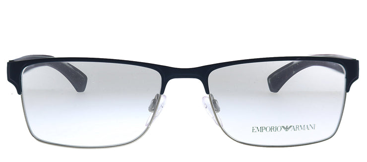 Emporio Armani EA 1052 3155 Rectangle Metal Blue Eyeglasses with Demo Lens
