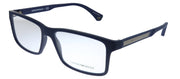 Emporio Armani EA 3038 5754 Rectangle Plastic Blue Eyeglasses with Demo Lens