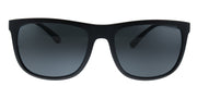 Emporio Armani EA 4079 5042 Square Plastic Black Sunglasses with Grey Lens
