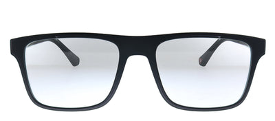 Emporio Armani EA 4115 50421W Rectangle Plastic Black Sunglasses with Clear Clip On Lens