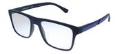Emporio Armani EA 4115 57591W Rectangle Plastic Blue Sunglasses with Clear Clip On Lens