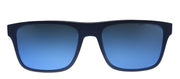 Emporio Armani EA 4115 57591W Rectangle Plastic Blue Sunglasses with Clear Clip On Lens