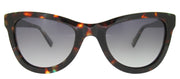 Ellen Degeneres ED DORAN TBLU Cat-Eye Plastic Tortoise Sunglasses with Blue Gradient Lens