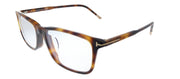 Tom Ford FT 5646-D-B 053 Square Plastic Shiny Havana Eyeglasses with Blue Block Lens