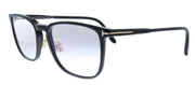 Tom Ford FT 5699-B 001 Square Plastic Shiny Black Eyeglasses with Demo Lens
