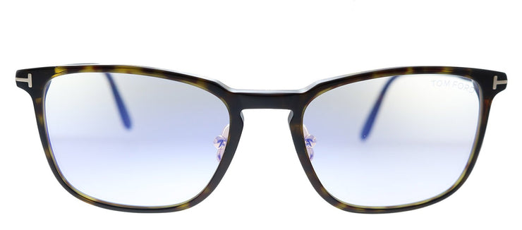 Tom Ford FT 5699-B 052 Square Plastic Dark Havana Eyeglasses with Demo Lens