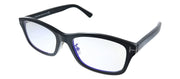 Tom Ford FT 5724-DBN 001 Black Rectangle Plastic Eyeglasses with Demo Lens