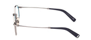 Tom Ford FT 5749-B 012 Round Plastic Ruthenium Eyeglasses with Clear Lens