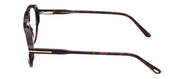 Tom Ford FT 5760-B 052 Aviator Plastic Havana Eyeglasses with Clear Lens