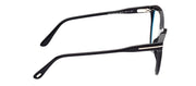 Tom Ford FT 5772-B 001 Cat-Eye Plastic Black Eyeglasses with Clear Lens
