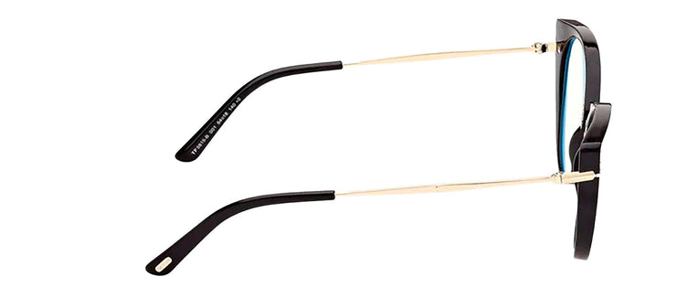Tom Ford FT 5815-B 001 Cat-Eye Plastic Black Eyeglasses with Clear Lens