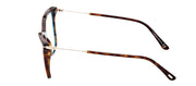 Tom Ford FT 5824-B 052 Cat-Eye Plastic Havana Eyeglasses with Clear Lens