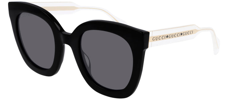 Gucci GG 0564SN 001 Square Acetate Black Sunglasses with Grey Lens