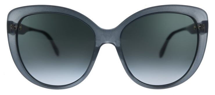 Gucci GG 0789S 001 Cat-Eye Acetate Grey Sunglasses with Grey Gradient Lens