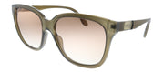 Gucci GG 0790S 002 Square Acetate Brown Sunglasses with Orange Gradient Lens