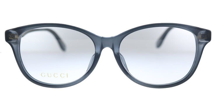 Gucci GG 0795OK 001 Rectangle Acetate Grey Eyeglasses with Demo Lens