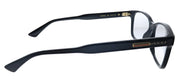 Gucci GG 0826O 004  Rectangle Acetate Black Eyeglasses with Demo Lens