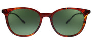 Gucci GG 0830SK 003 Cat-Eye Acetate Havana Sunglasses with Green Lens