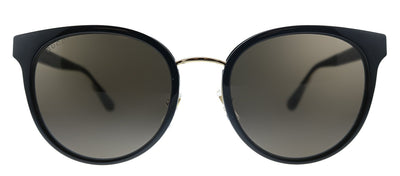 Gucci GG 0850SK 001 Cat-Eye Acetate Black Sunglasses with Grey Lens