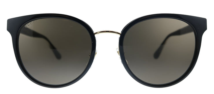 Gucci GG 0850SK 001 Cat-Eye Acetate Black Sunglasses with Grey Lens