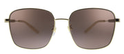 Gucci GG 0852SK 004 Square Metal Gold Sunglasses with Brown Lens