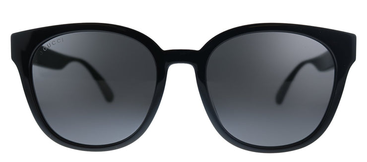 Gucci GG 0855SK 001 Cat-Eye Acetate Black Sunglasses with Grey Lens