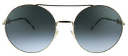 Gucci GG 0878S 001 Round Metal Gold Sunglasses with Grey Gradient Lens