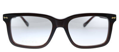 Gucci GG 0914O 003 Rectangle Acetate Brown Eyeglasses with Demo Lens