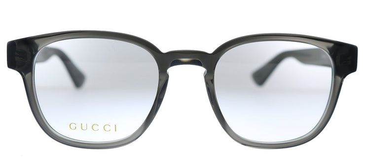 Gucci GG 0927O 004 Rectangle Acetate Grey Eyeglasses with Demo Lens