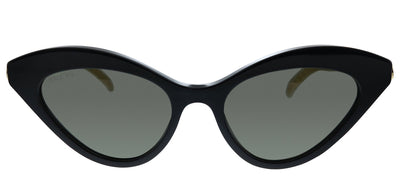 Gucci GG 0978S 001 Cat-Eye Acetate Black Sunglasses with Grey Lens