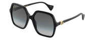 Gucci GG 1072S 001 Square Plastic Black Sunglasses with Grey Gradient Lens
