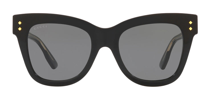 Gucci GG 1082S 001 Cat-Eye Plastic Black Sunglasses with Grey Lens