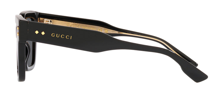 Gucci GG 1084S 001 Square Plastic Black Sunglasses with Grey Lens
